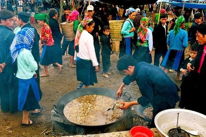 Visitors can try Thang Co at Bac Ha Market (Source: Internet)