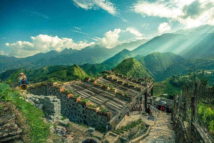 Bac Ha is also the "cradle" of beautiful villages here and home to 54 ethnic groups in Vietnam (Source: Internet)