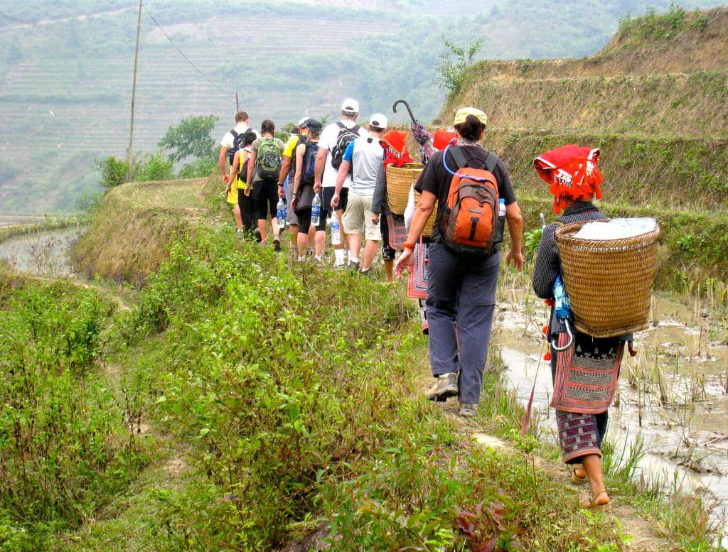 If visitors love sightseeing and activities, you can try trekking in Bac Ha