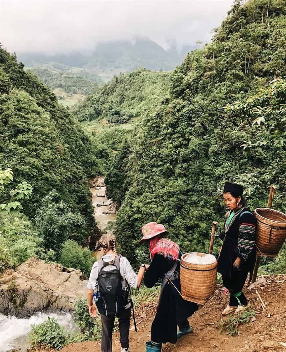 Trekking and meet locals