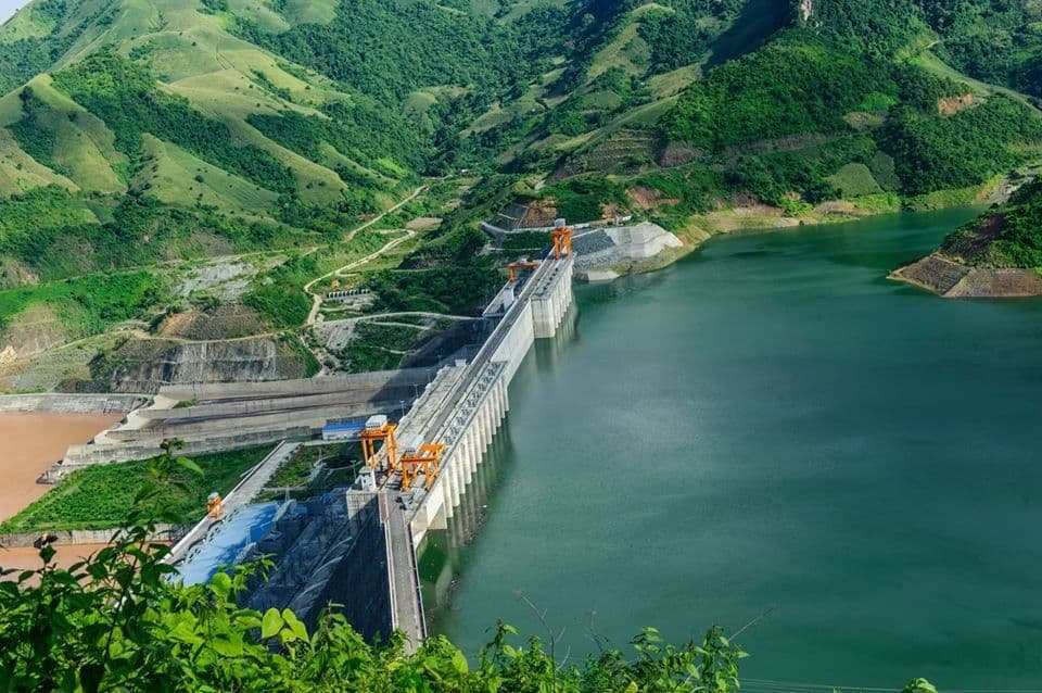 Son La hydroelectric power station - The largest hydroelectric plant in Indochina (Source: Internet)