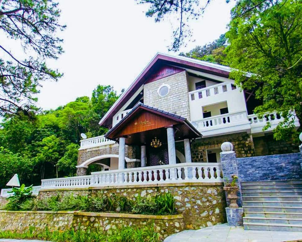 A villa inside Bach Ma National Park